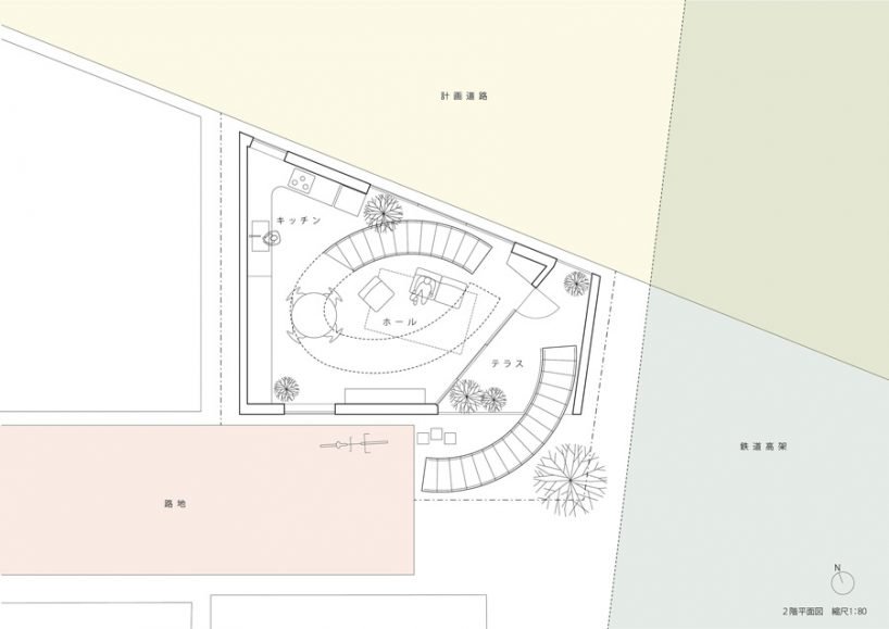 住宅空间，东京，御手洗龍建築設計，国外住宅设计，商住一体