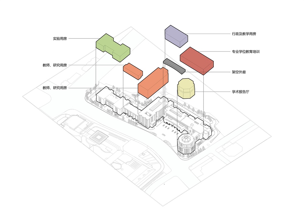 浙江大学建筑设计研究院，教学楼设计，经管学院教学楼，建筑设计