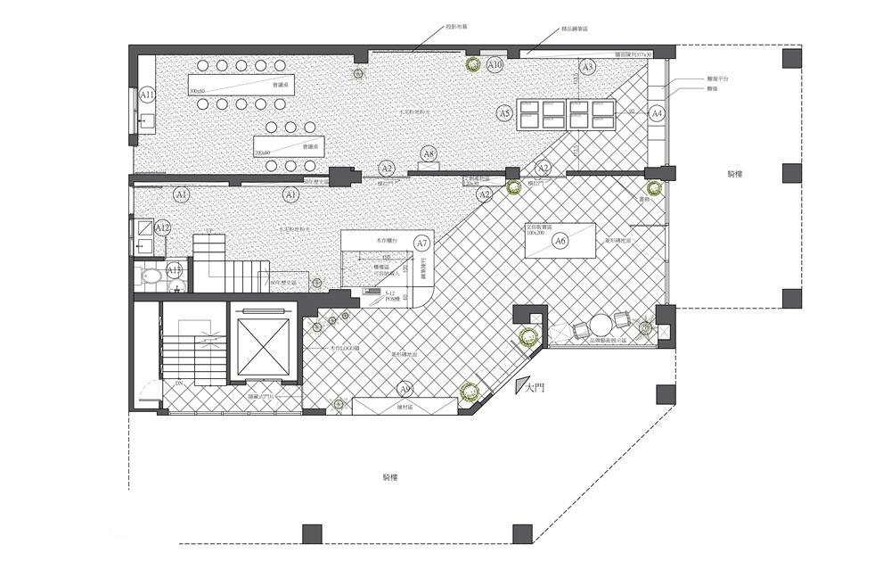 商业空间，弄木人文空间，文创店设计，台湾设计，open design，项目投稿