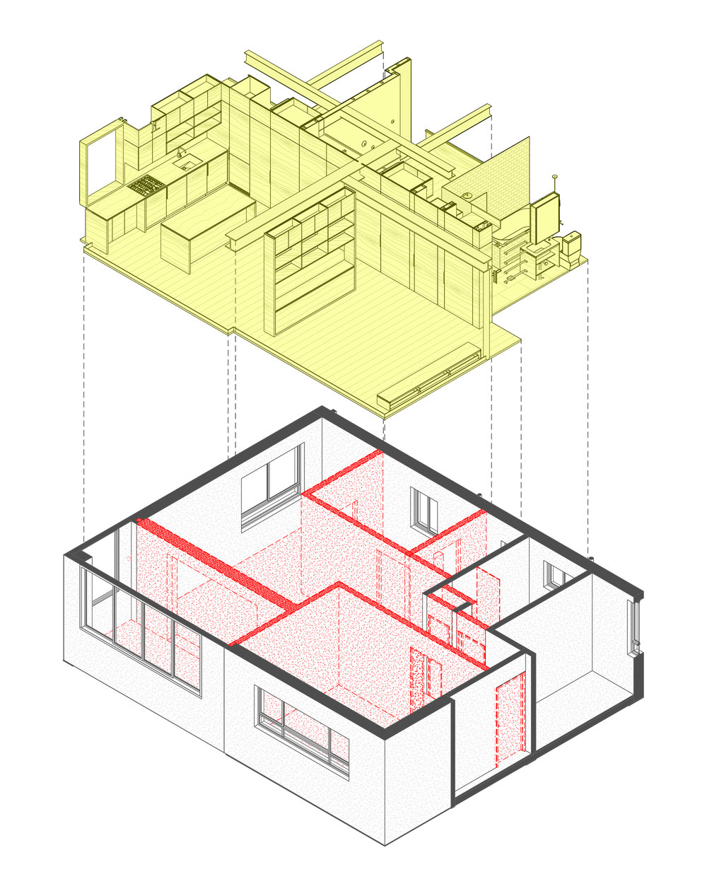 公寓设计，小户型设计，建筑师的住宅，建筑改造，住宅改造设计