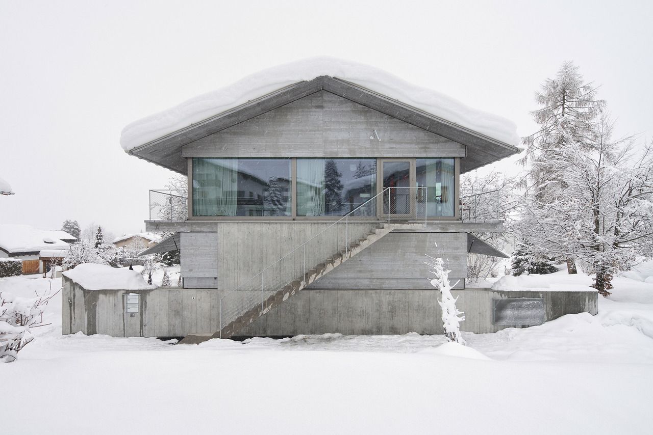 住宅设计，国外住宅设计，极简主义住宅，混凝土元素，Nickisch Walder