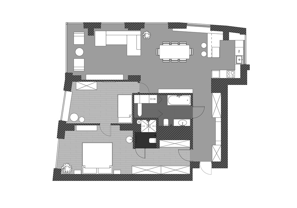 住宅设计，国外住宅设计，乌克兰，现代风格，Svoya Studio