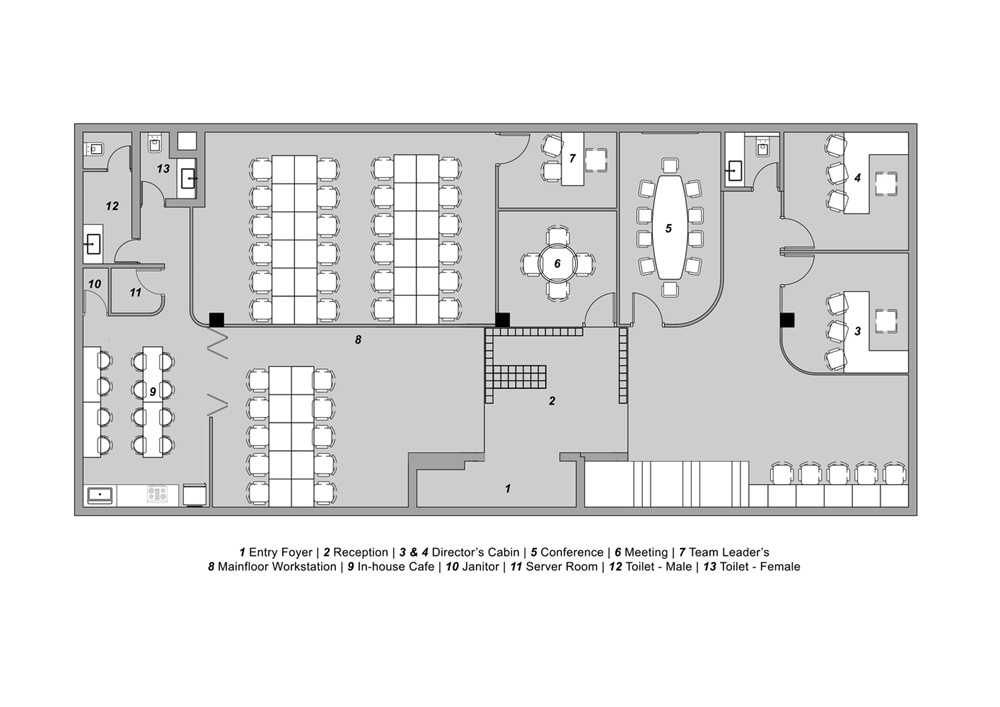 Nureca Inc办公室，NOOR Architects Consultants，印度，办公空间，办公室设计