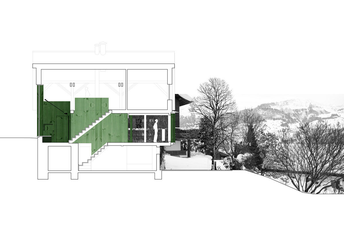 住宅空间，谷仓改造，住宅改造，Lilitt Bollinger，瑞士住宅