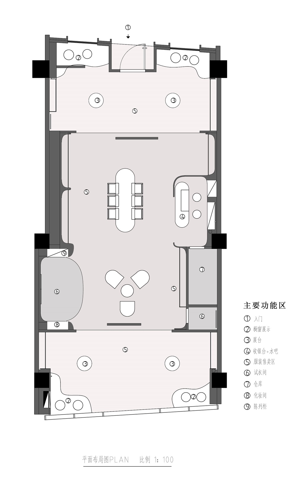 商业空间，无非设计，佛山，项目投稿，Ttsp·X 女装，女装店设计，服装店设计