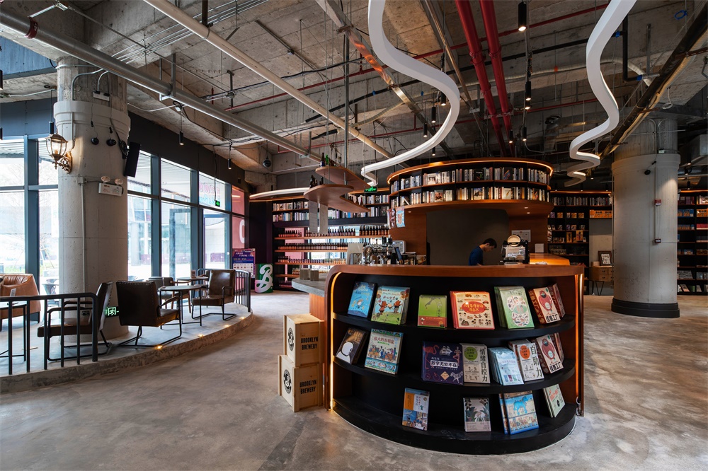 商业空间，广州书店设计，书店设计，广州，1200bookshop，负空间设计，项目投稿