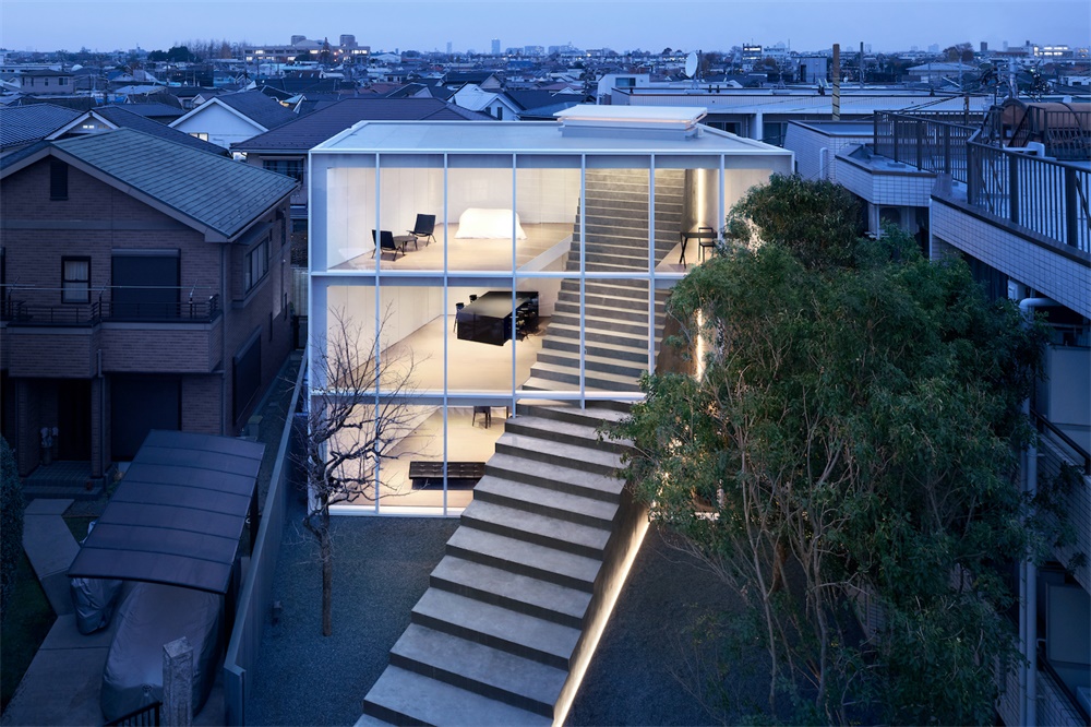 住宅空间，nendo，Stairway House，创意住宅空间，屋顶设计，独栋住宅，日本住宅设计