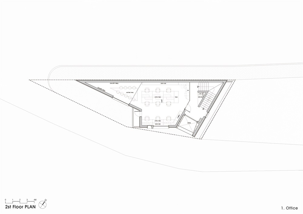 办公空间，济州岛，办公楼工作室设计，建筑工作室，设计公司办公室