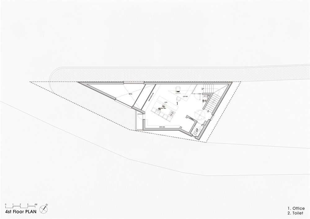 办公空间，济州岛，办公楼工作室设计，建筑工作室，设计公司办公室