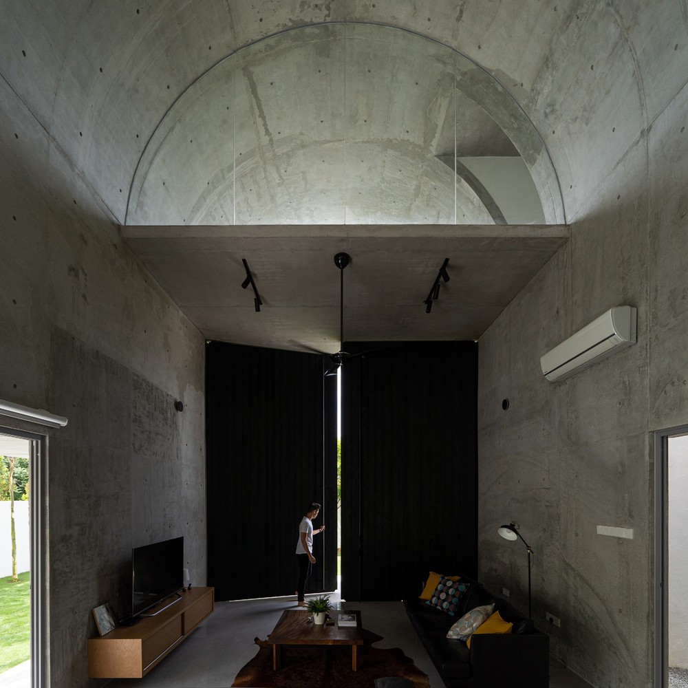 住宅空间，别墅设计，吉隆坡，Fabian Tan Architect，Bewboc House