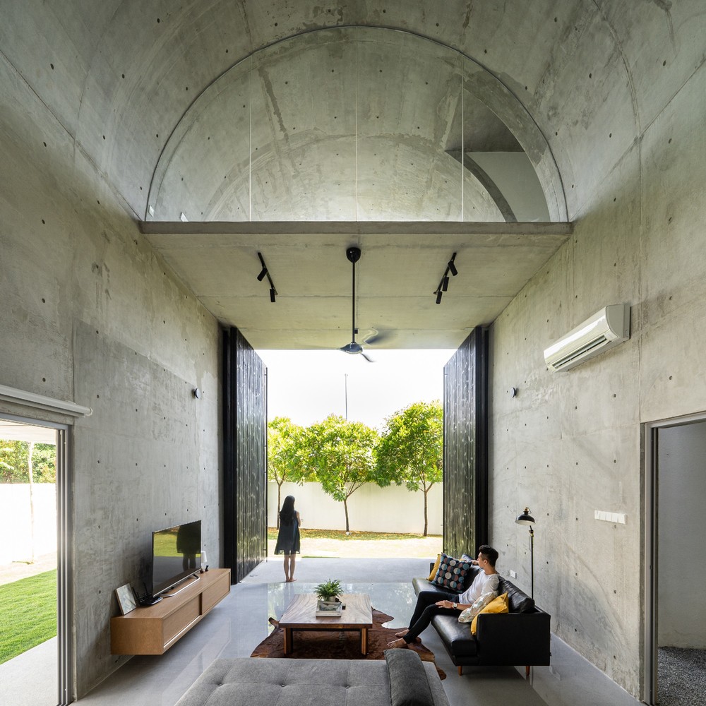 住宅空间，别墅设计，吉隆坡，Fabian Tan Architect，Bewboc House