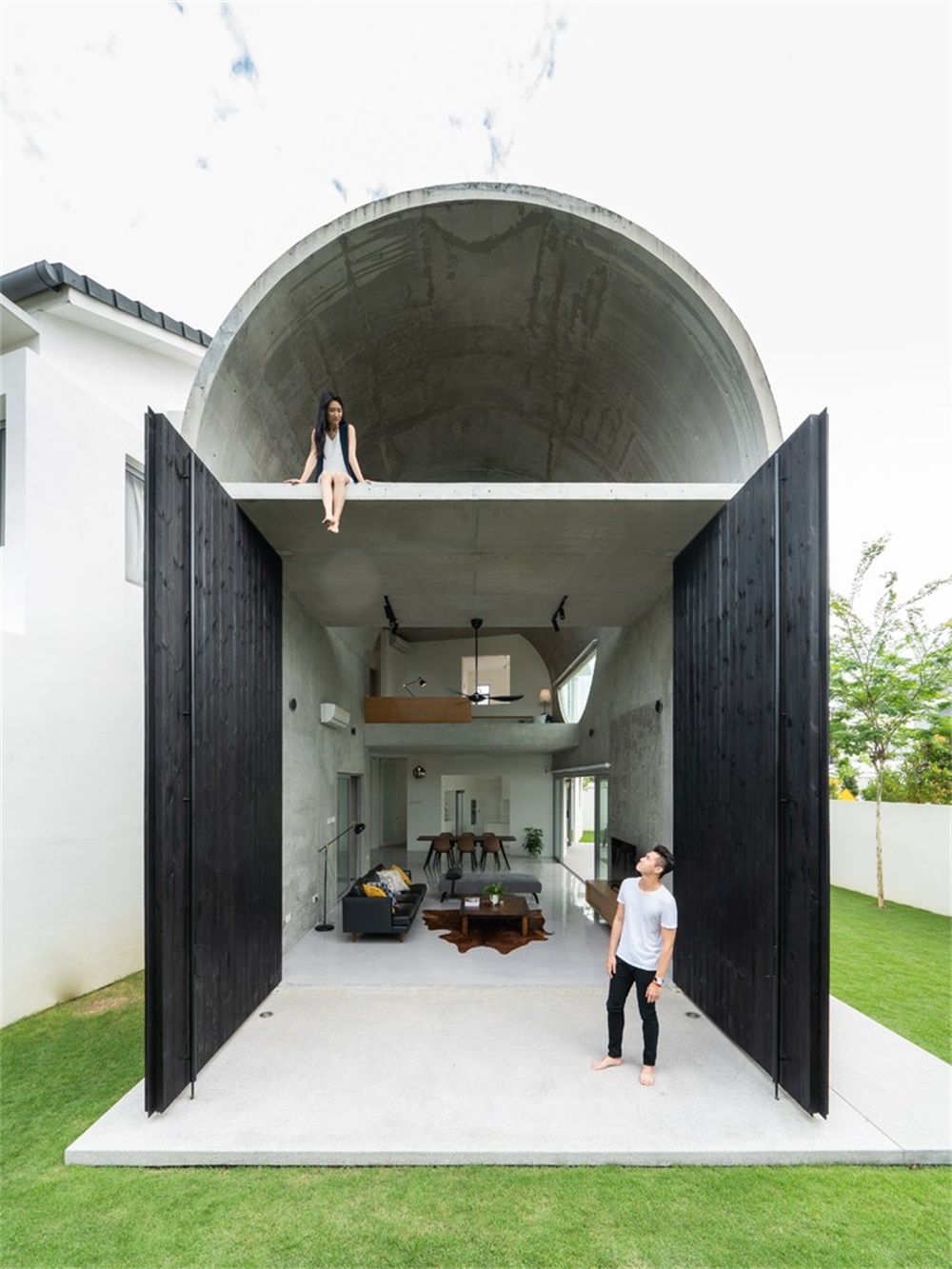 住宅空间，别墅设计，吉隆坡，Fabian Tan Architect，Bewboc House