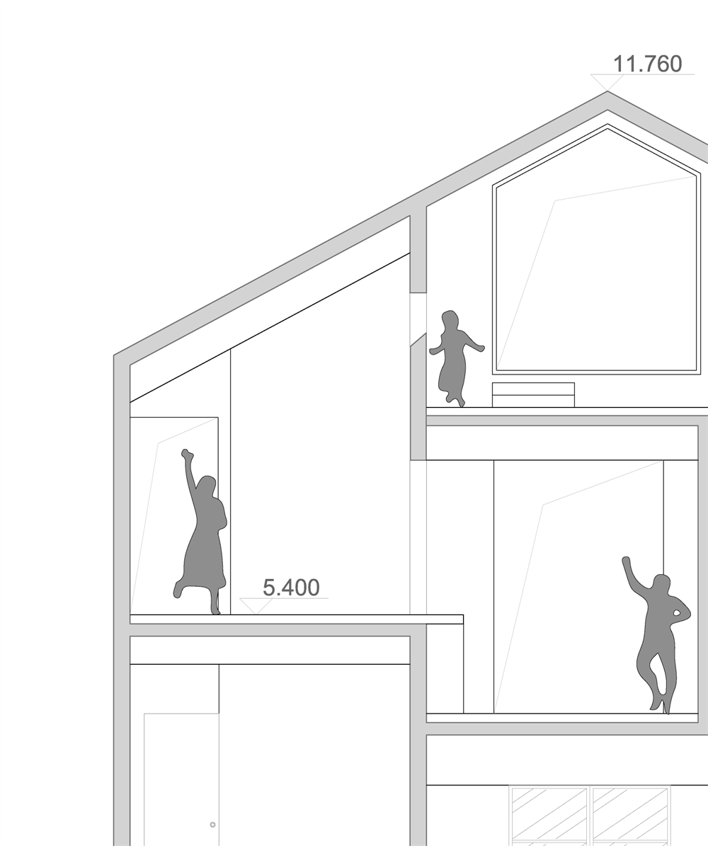 野境设计工作室，住宅空间，私人住宅，独栋别墅，别墅设计，五口之家