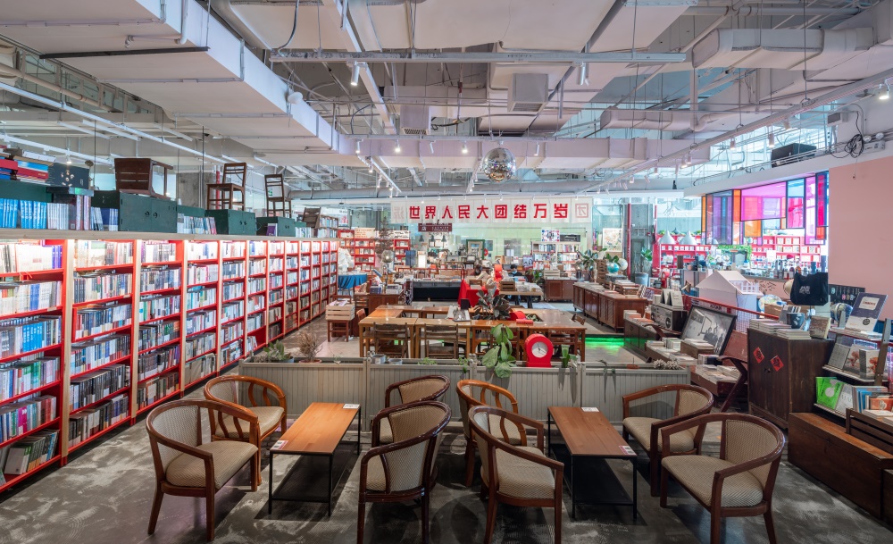 商业空间，广州独立书店，独立书店设计，书店设计，广州北京路，1200bookshop，负空间设计，项目投稿