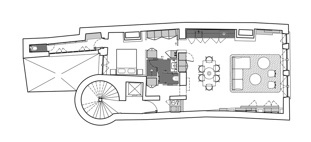 住宅空间，公寓设计，公寓翻修，里昂，科学家之家，Studio Razavi