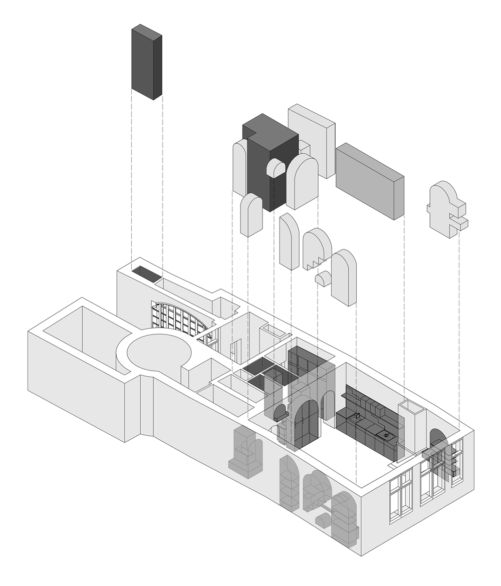 住宅空间，公寓设计，公寓翻修，里昂，科学家之家，Studio Razavi