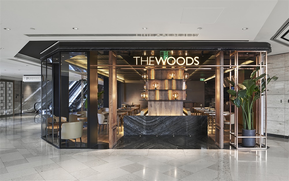 餐饮空间，北京王府中环，THE WOODS CAFÉ，FUNUN LAB，咖啡厅设计，项目投稿