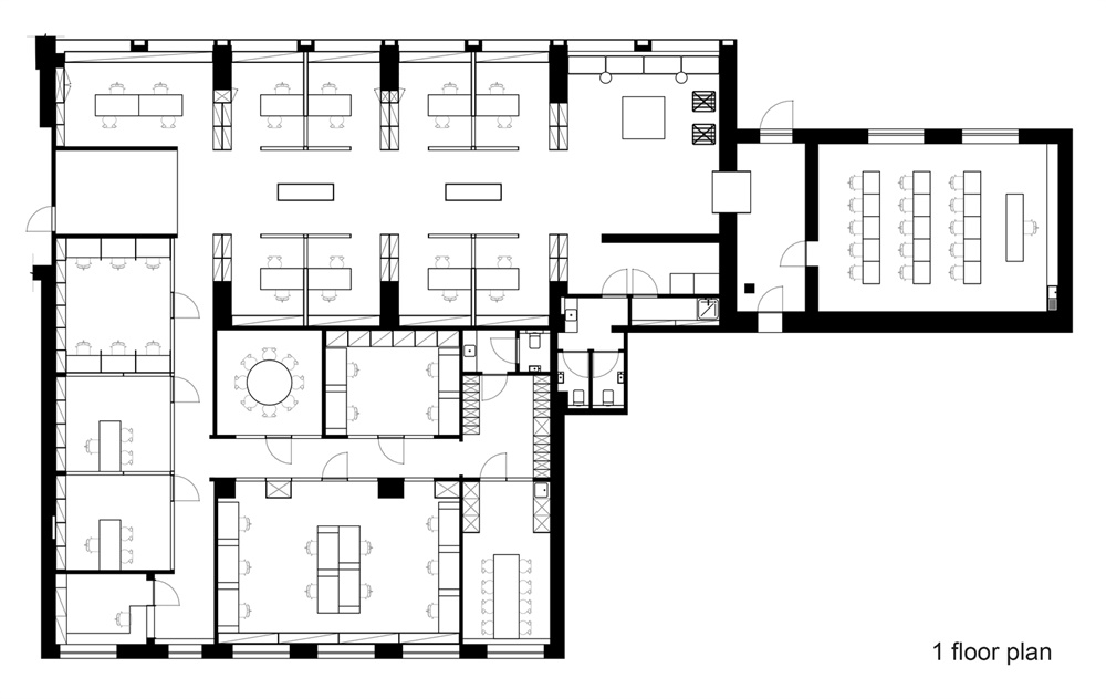 办公空间，建材商办公室，乌克兰，办公室设计，建材陈列室