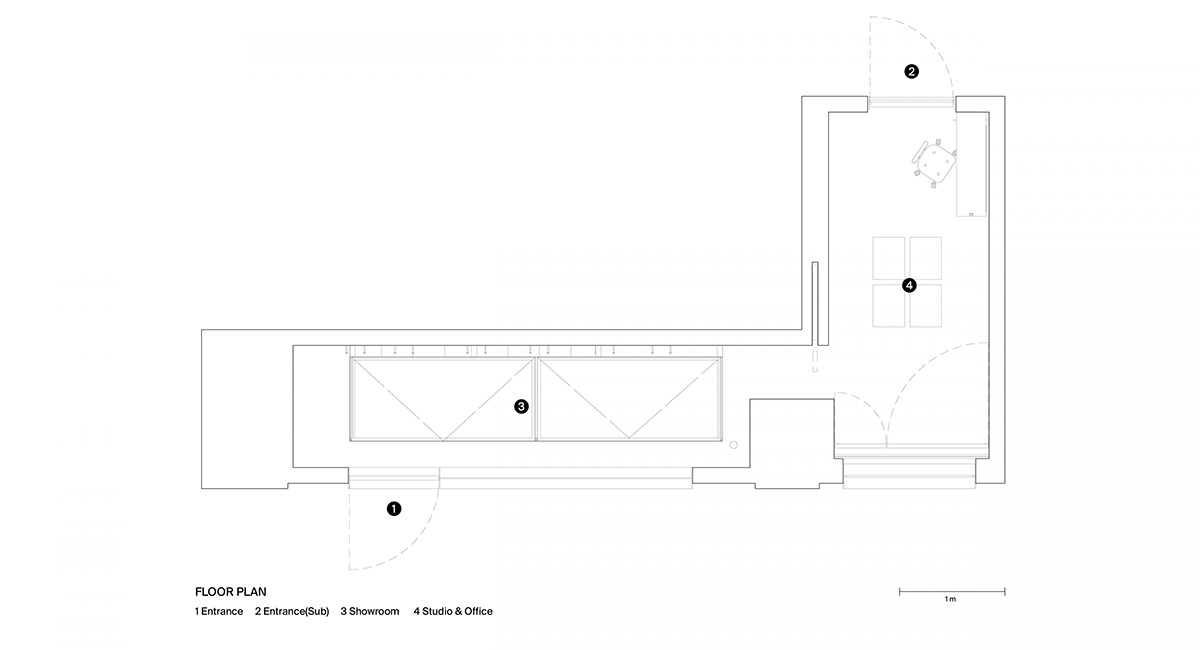 Creative Studio Unrave设计，Creative Studio Unrave，设计美学，韩国设计，工作室设计，办公室设计，建筑改造