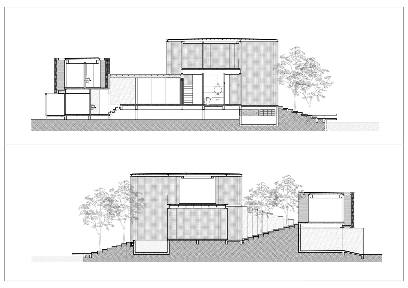 WARchitect Studio,别墅设计,570㎡临湖别墅,现代风格别墅设计,滨湖别墅,曼谷滨湖别墅,WARchitect Studio设计,WARchitect Studio设计作品