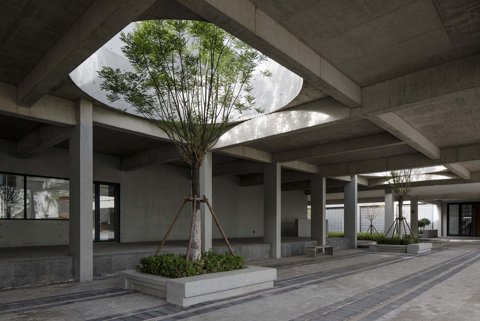 建筑设计,社区空间设计,会客中心设计,沧州明珠国际服饰生态新城会客中心,明珠国际服饰生态新城会客中心,严旸建筑设计工作室,上海严旸建筑设计工作室