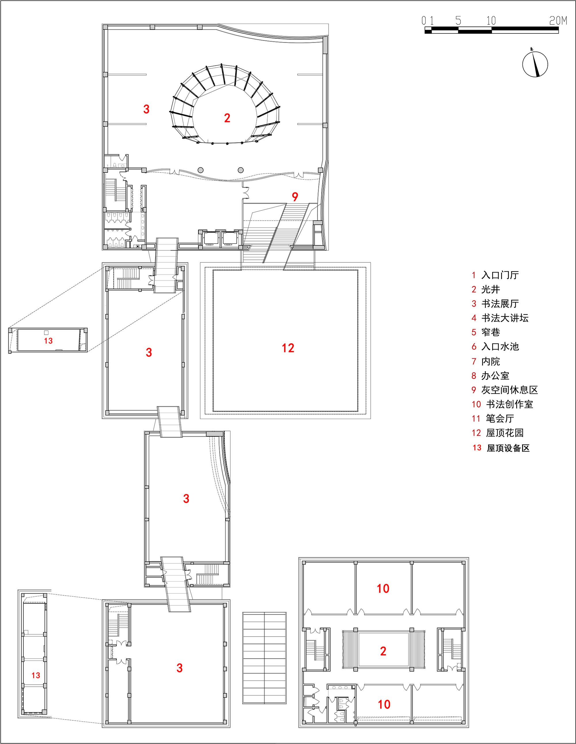 美术馆设计,现代美术馆设计,江苏沭阳美术馆,沭阳美术馆,江苏沭阳美术馆设计,浙江大学建筑设计研究院