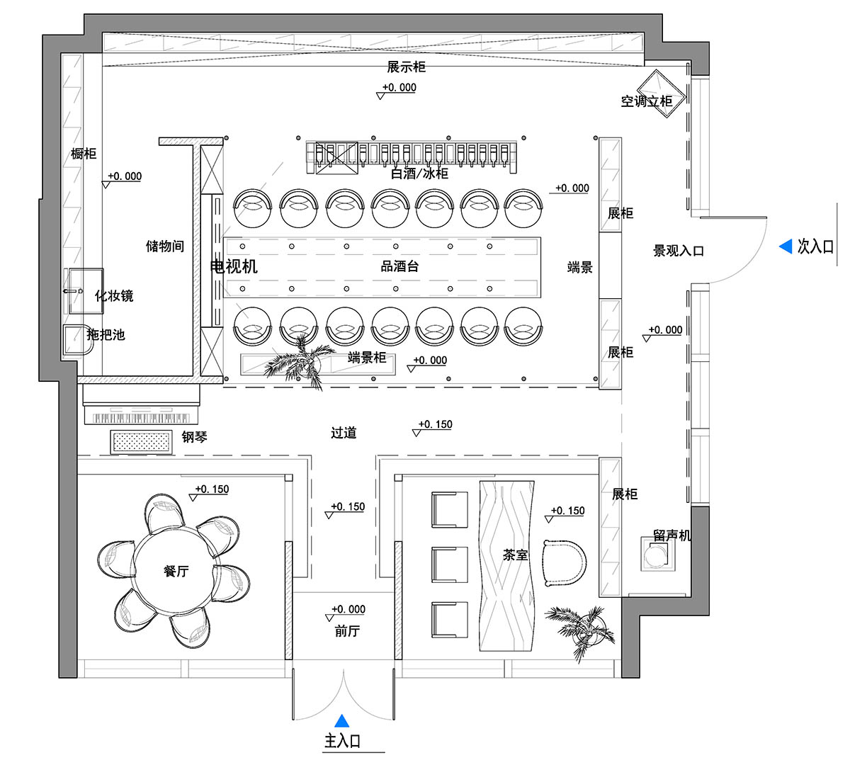 淀川建筑事务所,淀川建筑设计,上海城市“茅台知酒堂”,零售店设计,体验店设计,茅台知酒堂,上海体验店设计,项目投稿