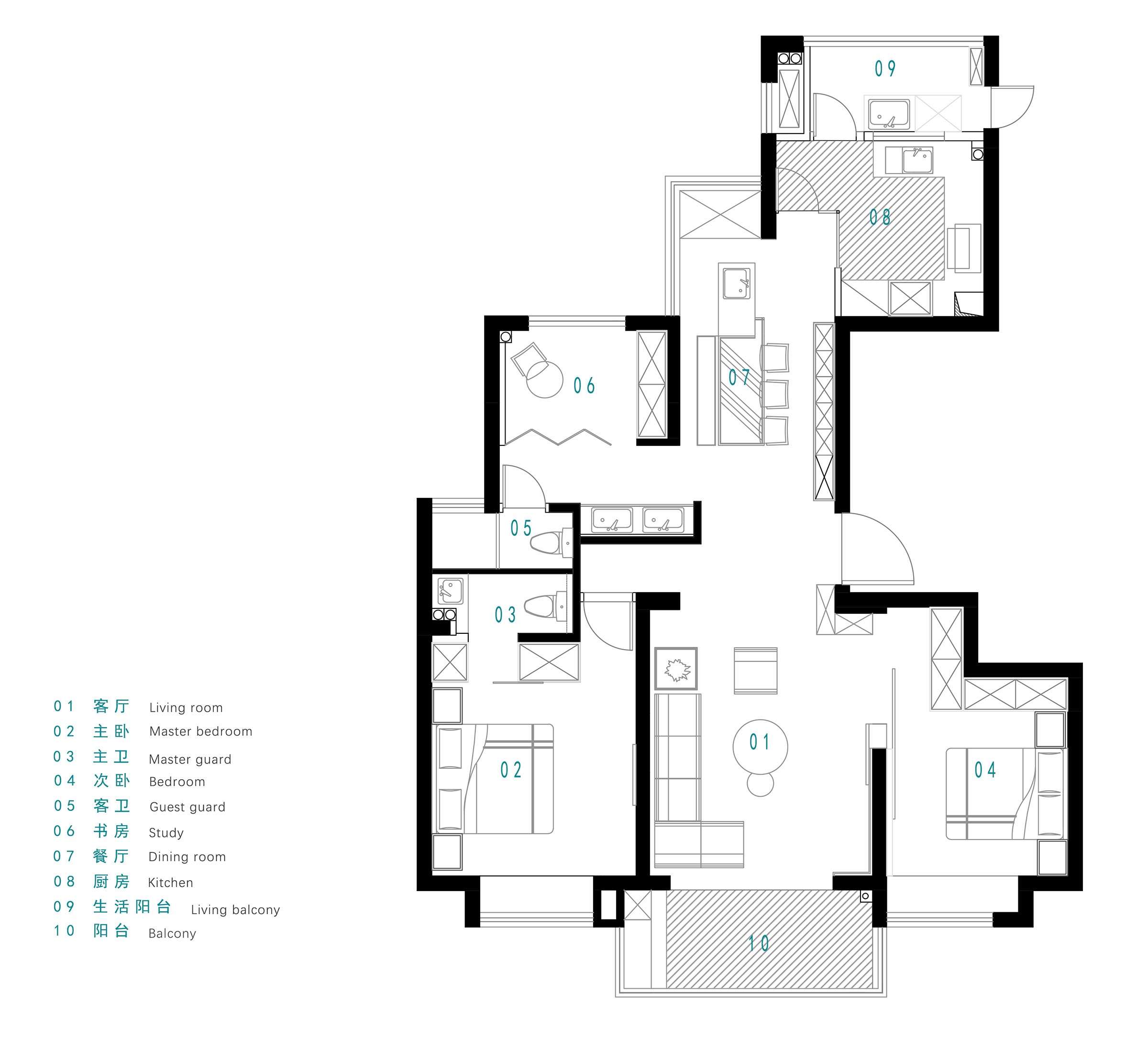 0.5m Studio,离宅半米,120㎡设计师的自宅,120㎡住宅设计,住宅设计案例,宁波家装设计,120㎡家装设计，项目投稿