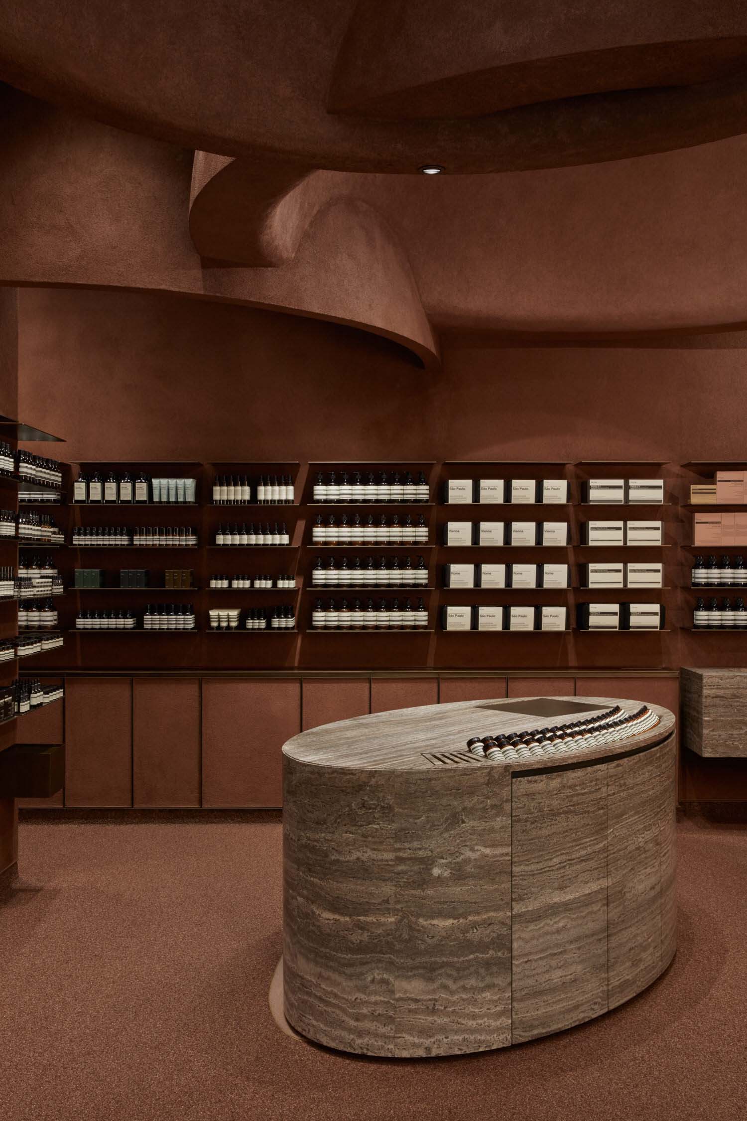 Aesop,Aesop店设计,Aesop店铺,零售店设计,香水店设计,化妆品店,品牌体验店,伊索化妆品店