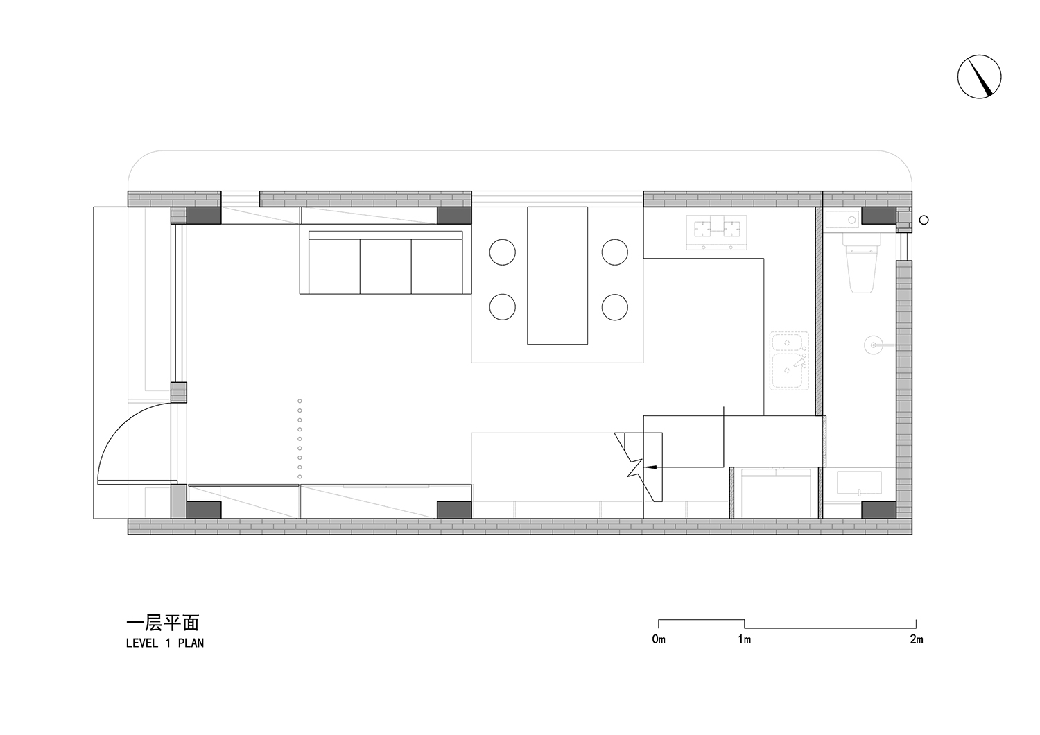 80㎡住宅设计,小户型设计,家装设计,广州小户型设计,广州住宅设计,小户型设计案例,住宅设计案例,本态建筑,本态建筑设计,本态建筑设计公司