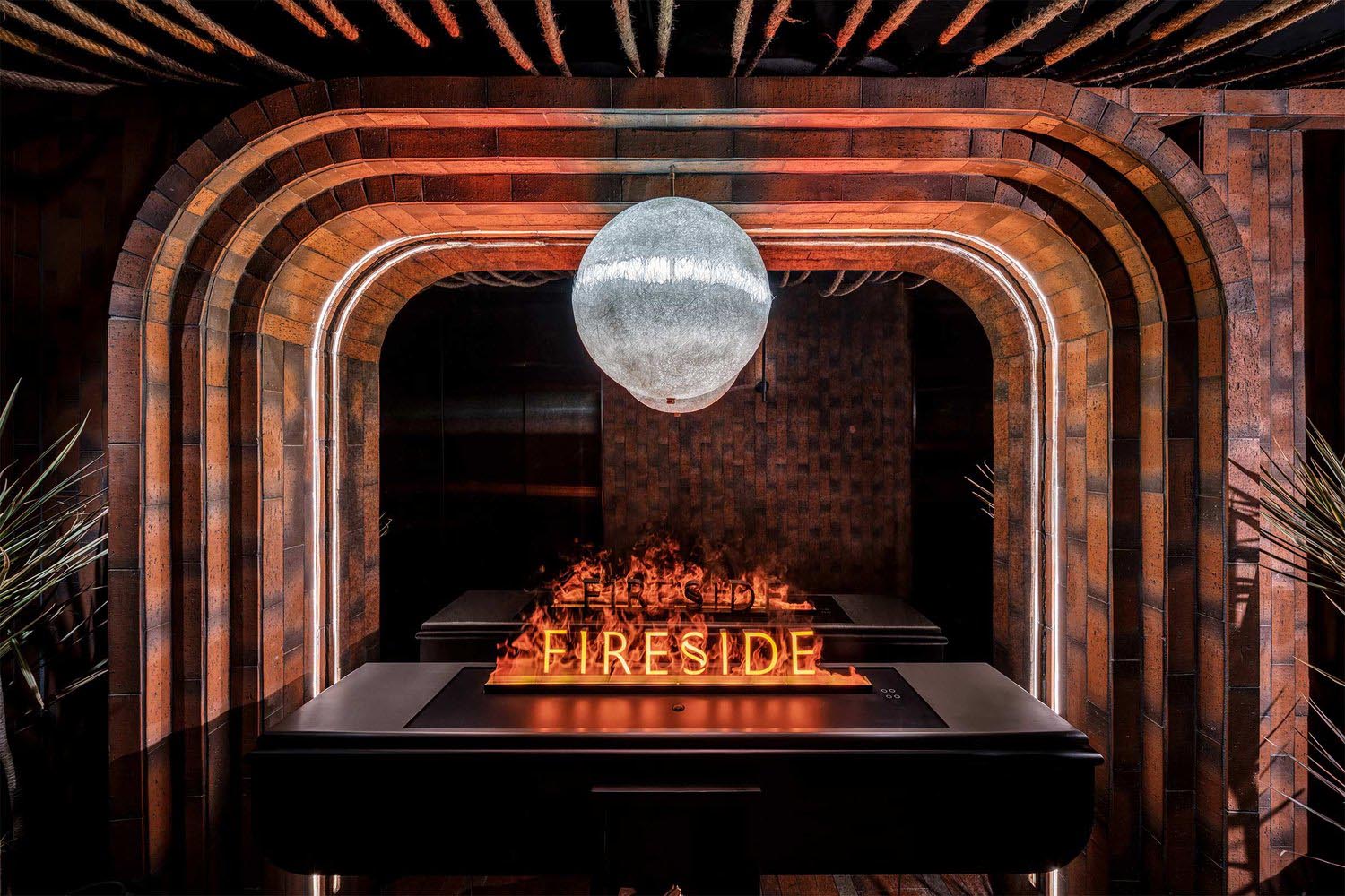 185㎡餐厅设计,MR Studio,Fireside餐厅,Hong Kong Fireside restaurant,餐厅设计案例,香港餐厅设计