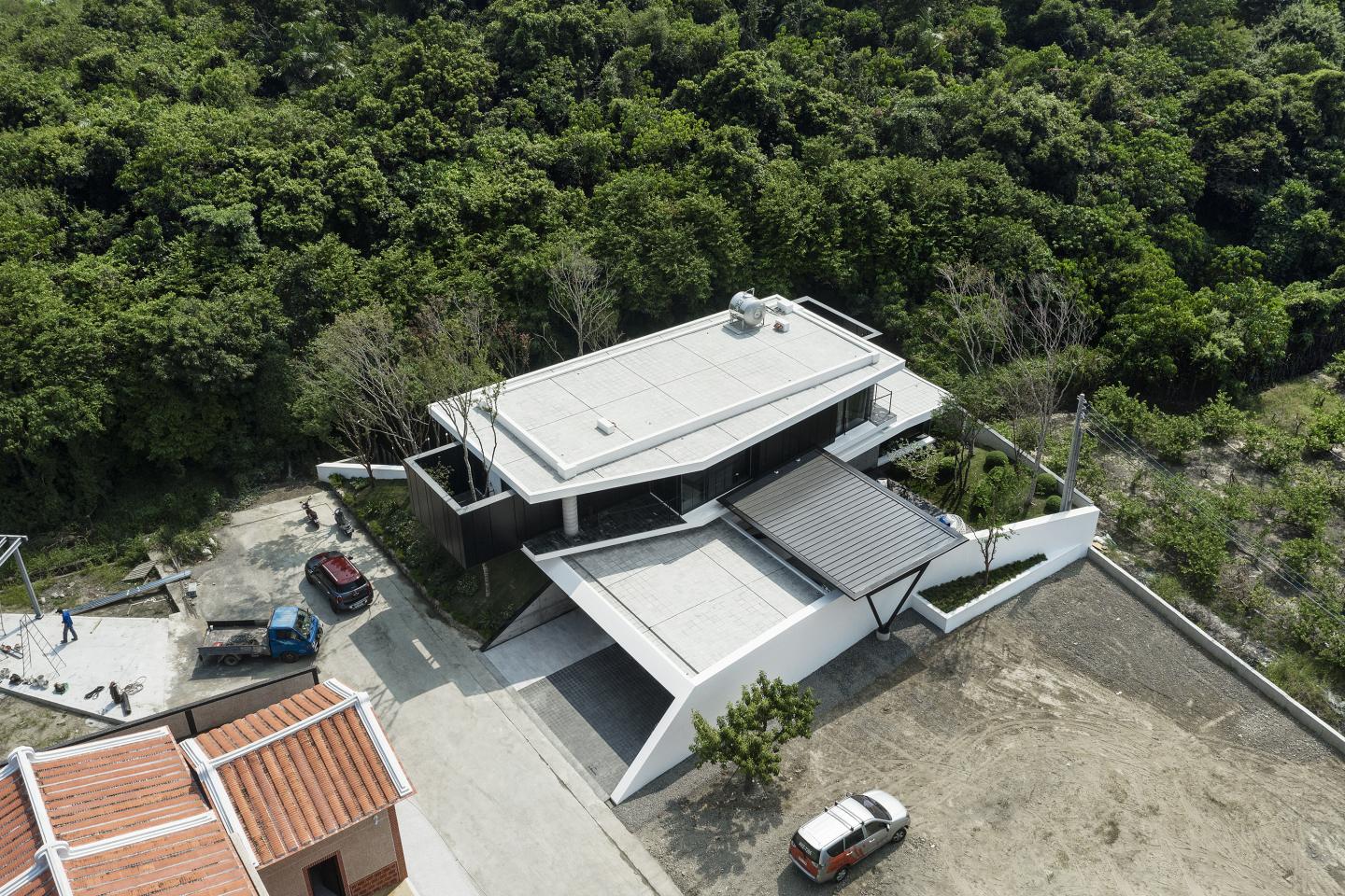 橙田建築/室研所,Chain10,Tens Atelier,高雄燕巢,别墅设计案例,乡村别墅设计,橙田建築,自建别墅,台湾设计,湖景别墅