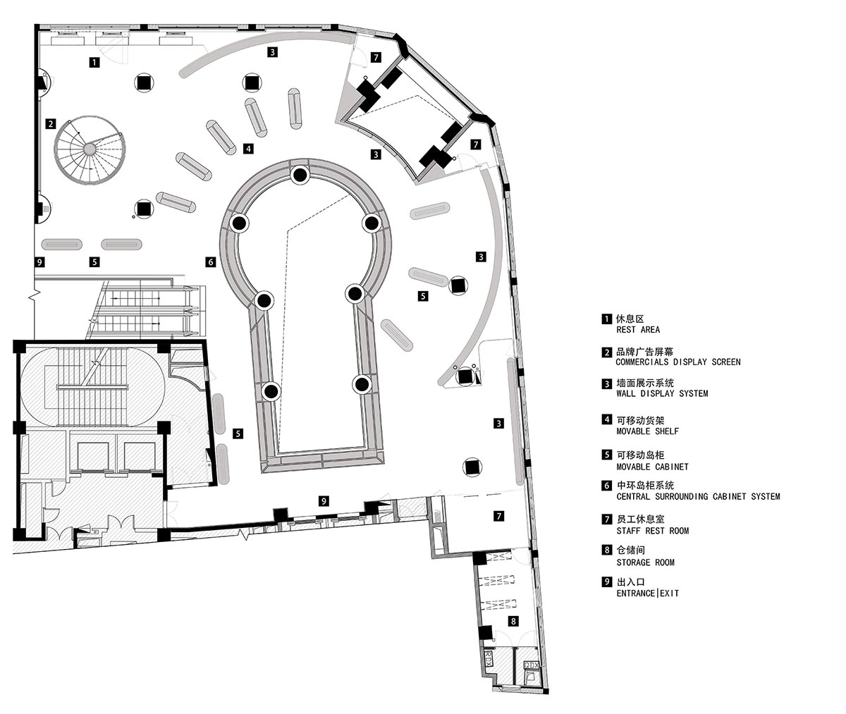 商业空间设计,Haydon黑洞,零售店设计,万社设计,Various Associates,上海Haydon黑洞,上海南京东路Haydon黑洞,高端美妆零售店,美妆零售店,美妆店设计,上海美妆店,林倩怡,杨东子