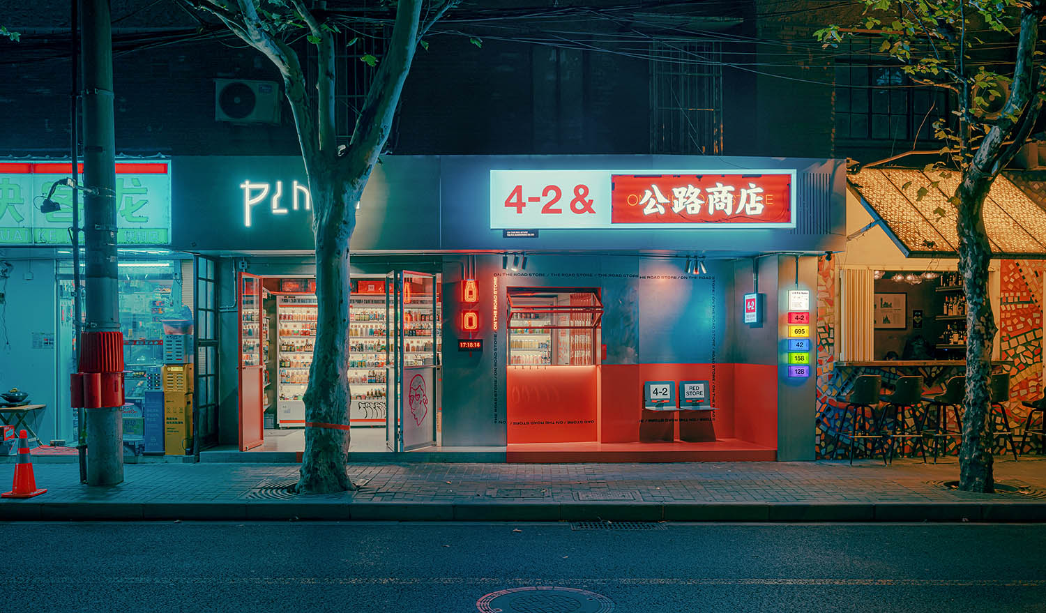 零售店设计,小卖部设计,上海零售店设计,街边商店设计,158&公路商店,PINON 4-2&公路商店,PARYT HEAD 42&公路商店,RIGI睿集设计,睿集设计,RIGI