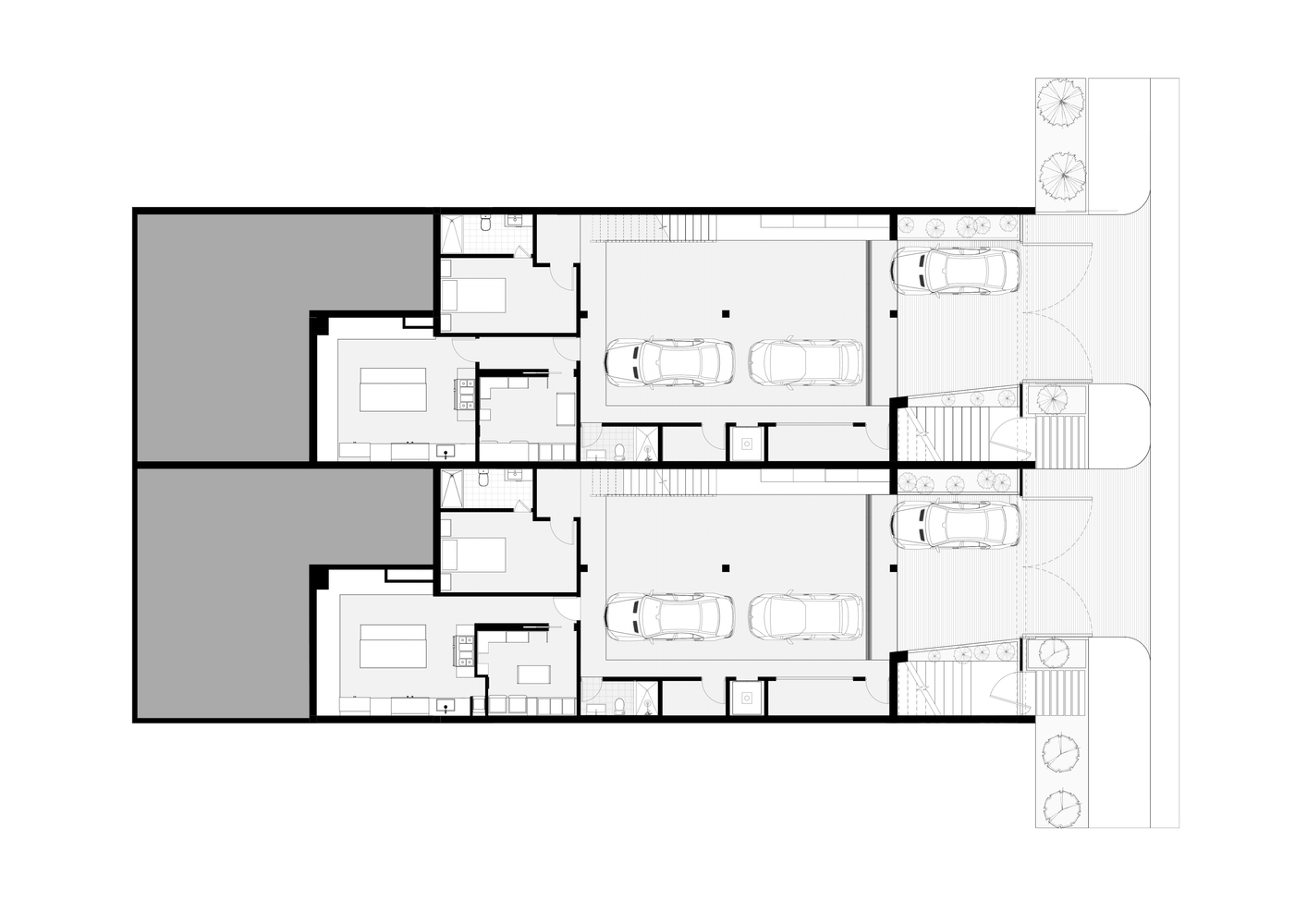 YDR estudio,别墅设计案例,别墅设计,DEOC Arquitectos,650㎡,原木色+白色,国外别墅设计,别墅设计方案