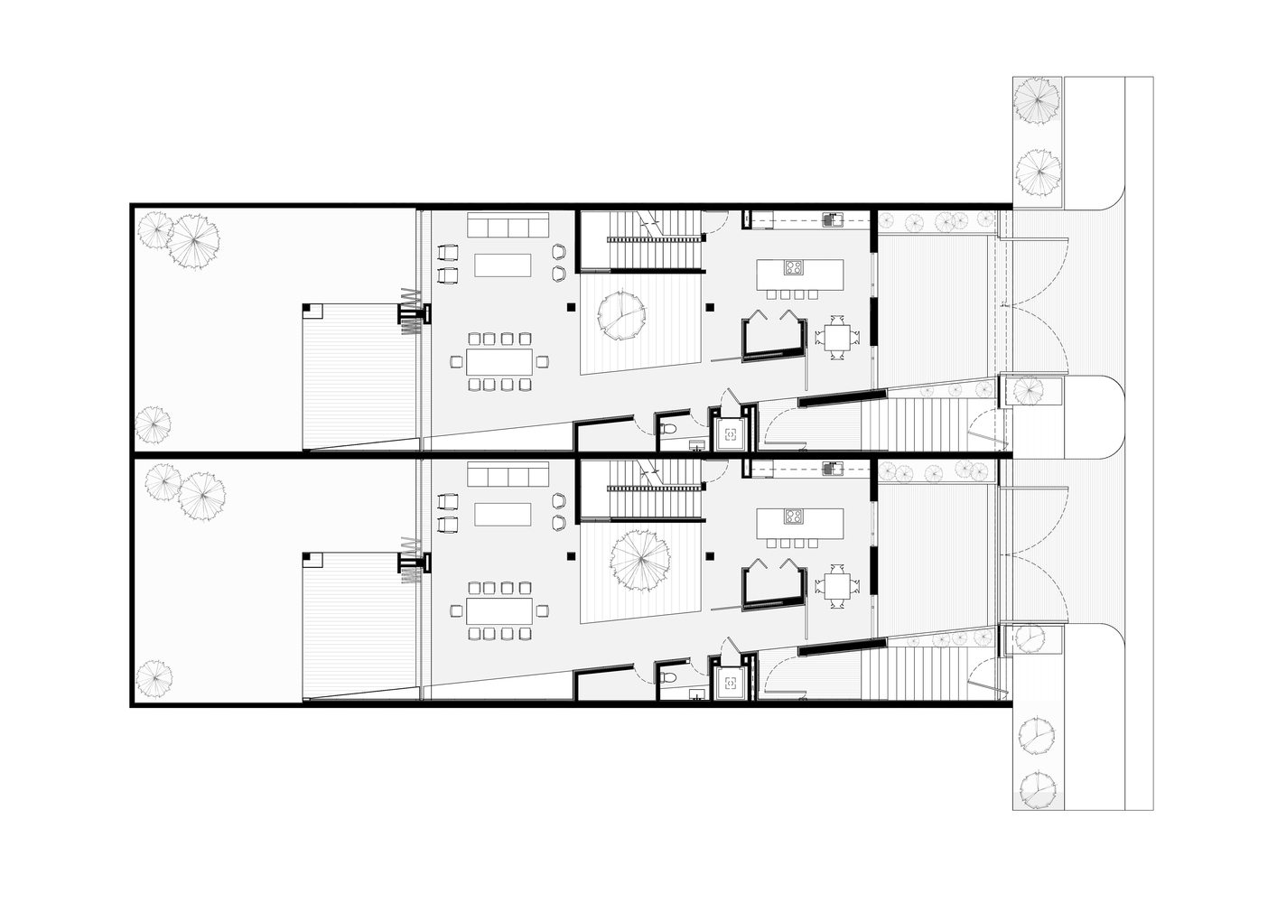 YDR estudio,别墅设计案例,别墅设计,DEOC Arquitectos,650㎡,原木色+白色,国外别墅设计,别墅设计方案