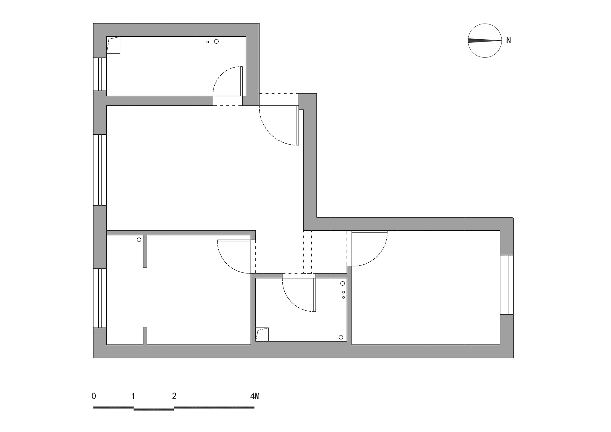 60㎡住宅设计,60㎡,小户型设计,家装设计,北京小户型设计,北京住宅设计,小户型设计案例,住宅设计案例,戏构建筑,戏构建筑设计,戏构建筑设计公司