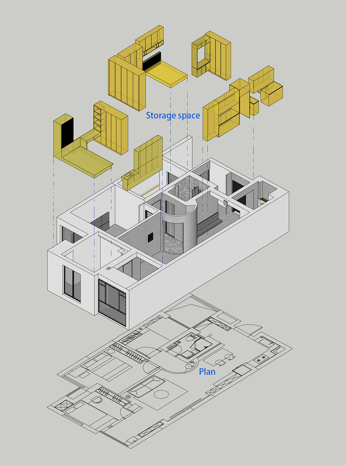 90㎡住宅设计,90㎡,家装设计,住宅设计案例,住宅设计,小户型设计,杭州住宅设计,杭州家装设计,现代风格住宅设计,向以设计,杭州向以设计,杭州向以室内设计工作室,向以室内设计