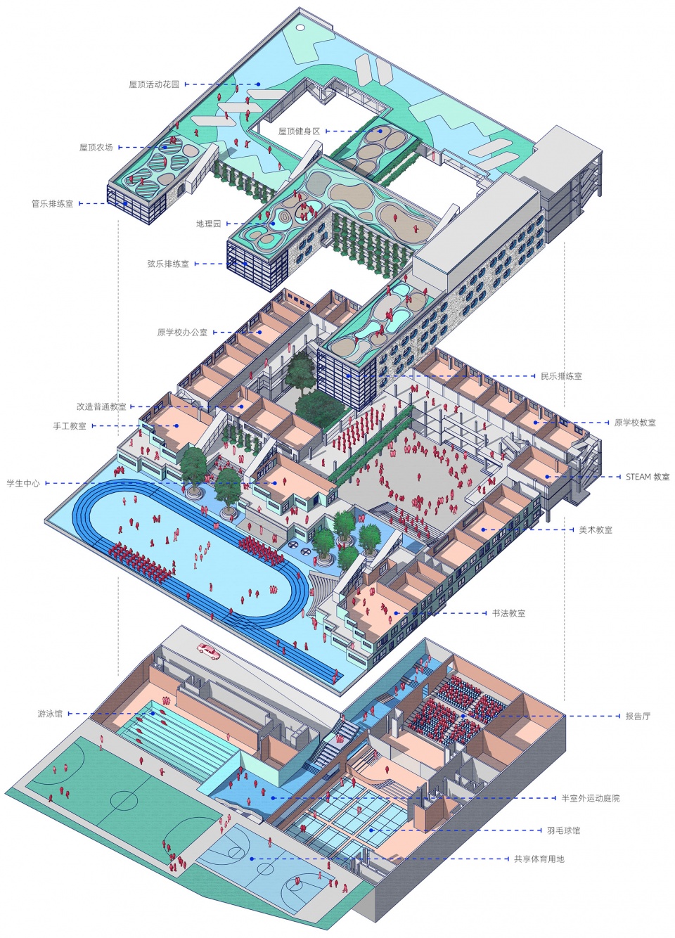 学校设计,小学设计,学校改造设计,校园设计,学校装修,学校设计案例,深圳福强小学,福强小学,深圳小学,深圳,深圳学校设计,众建筑,众建筑设计