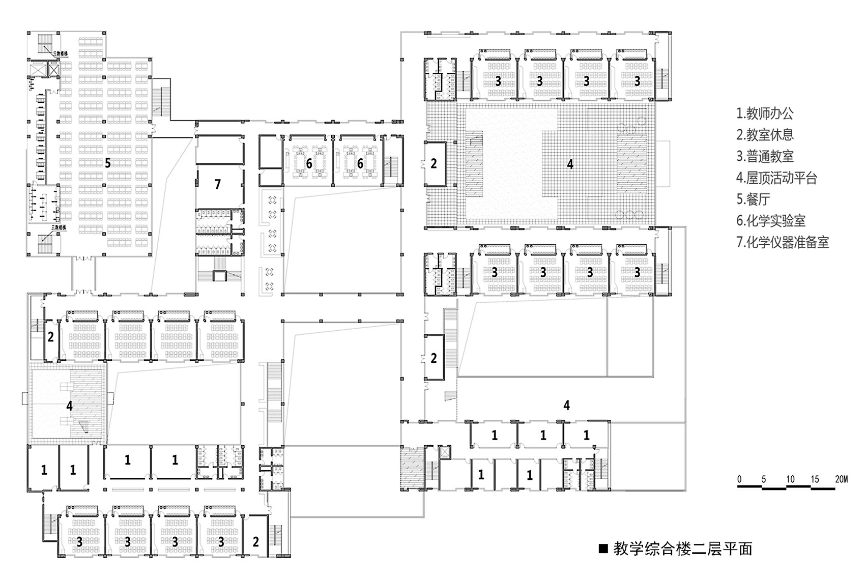 校园设计,学校设计,学校设计案例,学校装修,教学楼设计,中学设计,望海园中学,威海望海园中学,威海,威海中学,清华大学建筑设计研究院,清华大学建筑设计,建筑设计研究院,清华大学