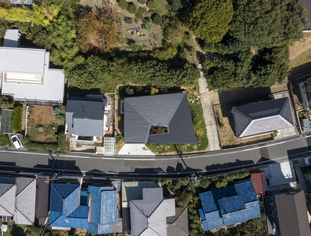 日式住宅设计,住宅设计案例,Masaaki Mitani,日本,大阪,138㎡,原木风,日式庭院住宅,景观庭院