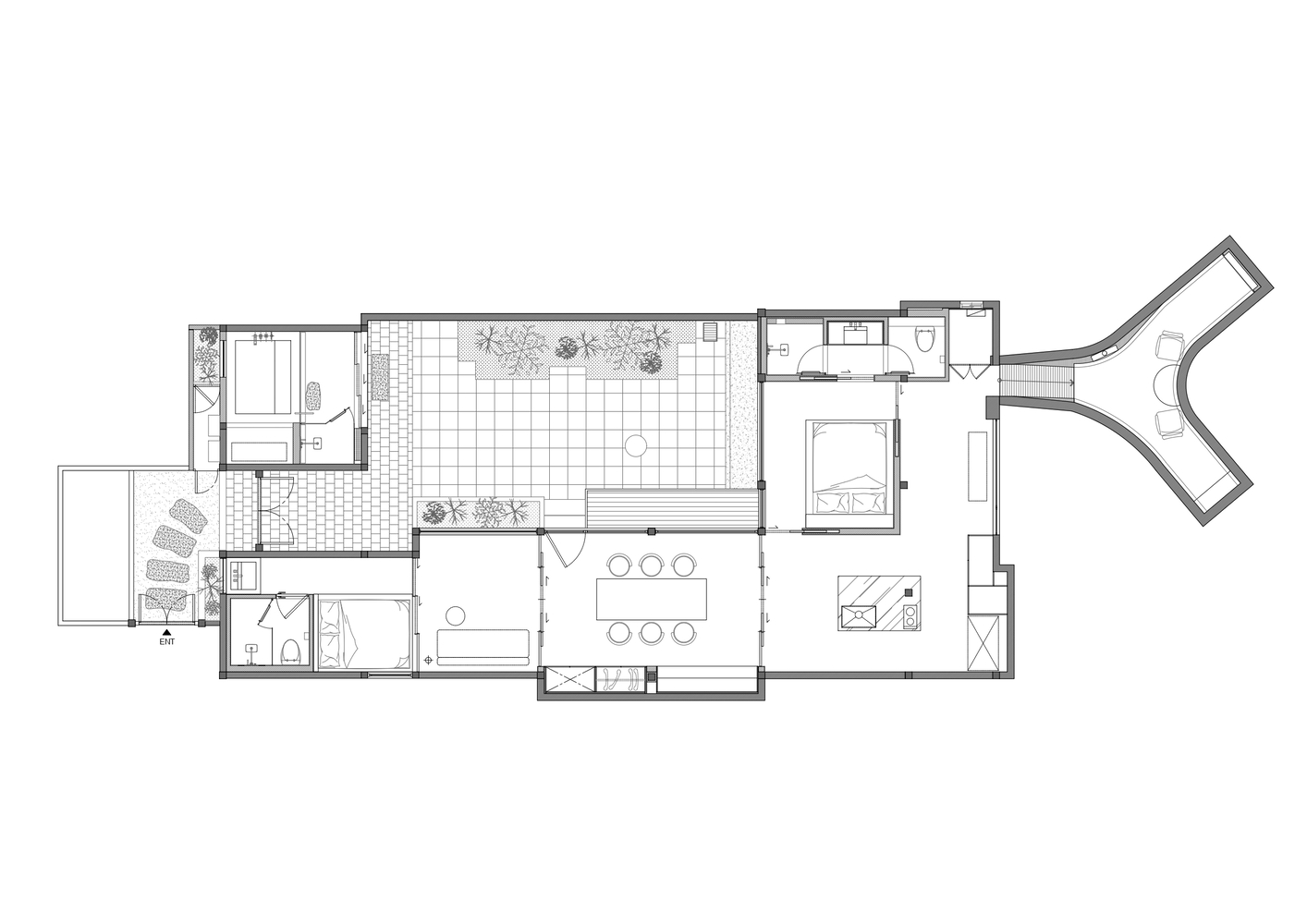 民宿设计,民宿改造设计,oftn studio,hiddenjae度假民宿,韩屋,民宿设计案例,185㎡,韩国,度假别墅,度假民宿,侘寂风格民宿设计,侘寂美学