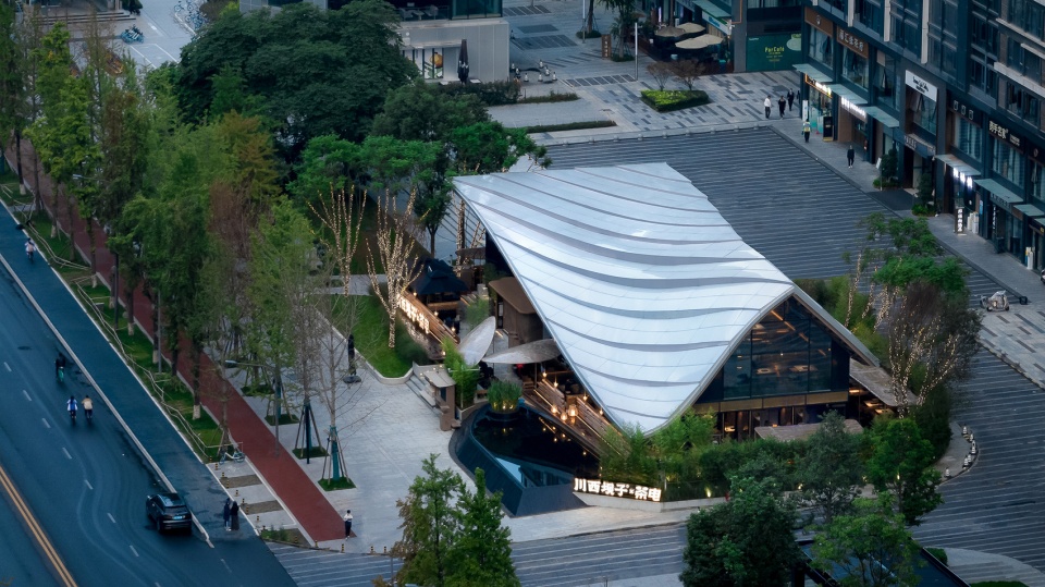 餐厅设计,休闲餐厅设计,餐厅设计案例,交子大道木屋顶餐厅,成都交子大道木屋顶餐厅,成都木屋顶餐厅,网红餐厅,成都网红餐厅,餐厅设计方案,致野建筑,BEHIVE