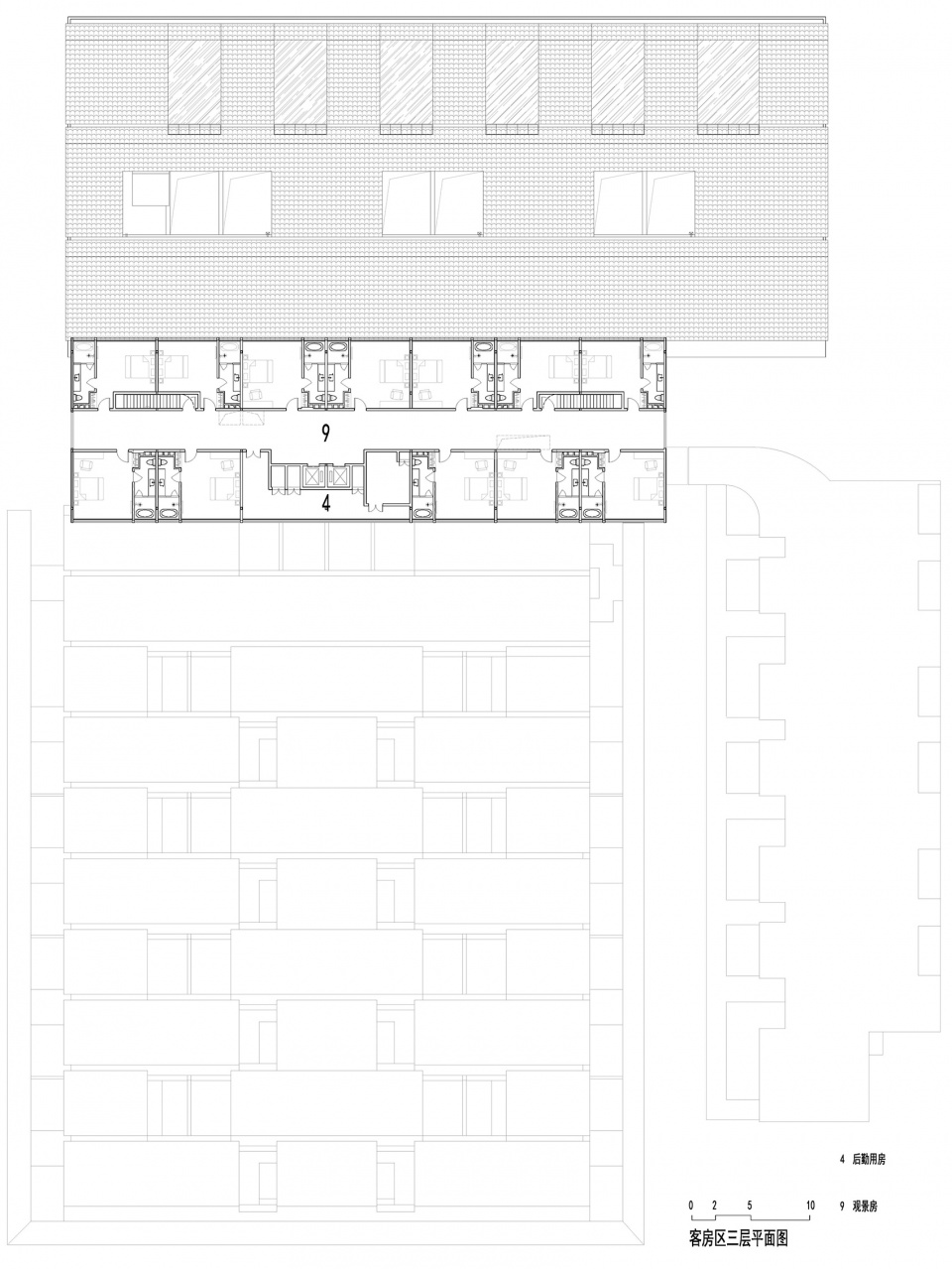 厂房改造,厂房改造酒店,酒店设计,酒店设计案例,哨织布厂改造,哨织布厂改造酒店,上海哨织布厂改造,建筑改造,光明东滩源（原前哨织布厂改造）客房区,同济原作设计工作室,原作设计工作室