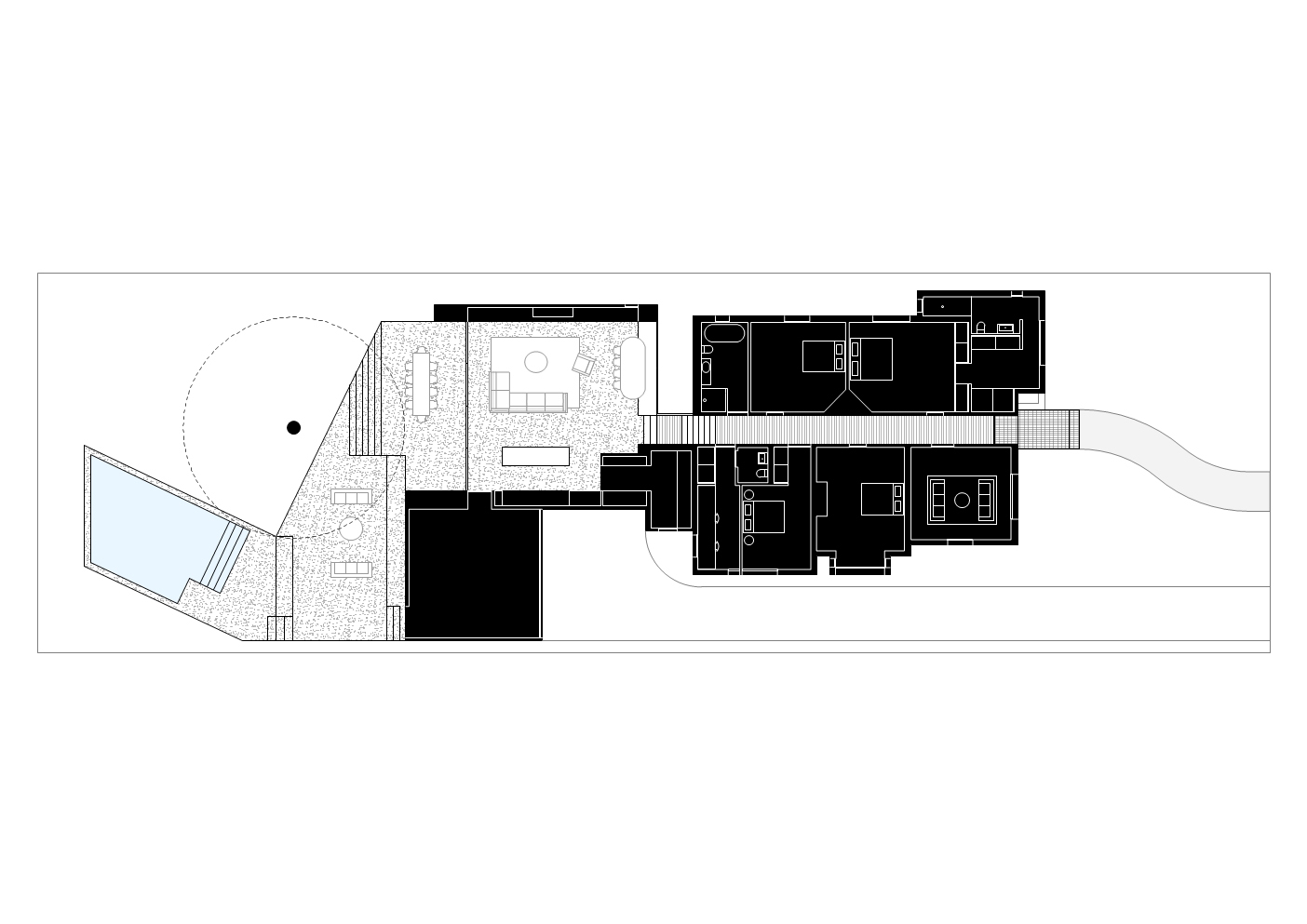 别墅设计,别墅设计案例,Benn & Penna Architecture,澳大利亚,国外别墅设计案例,别墅装修,住宅设计,极简风格别墅,酷黑,极简美学,极简主义,310㎡,庭院景观别墅