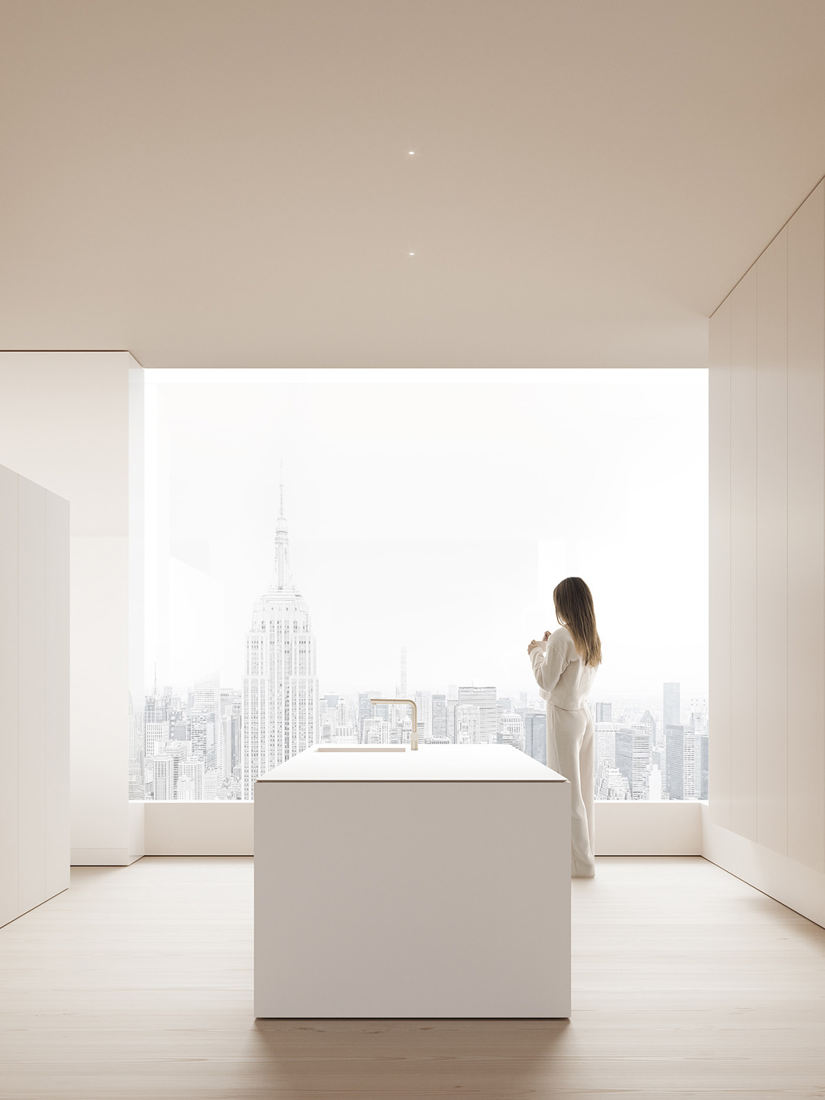 复式公寓,住宅设计案例,顶层公寓设计,极简风格,Fran Silvestre Arquitectos,极简主义