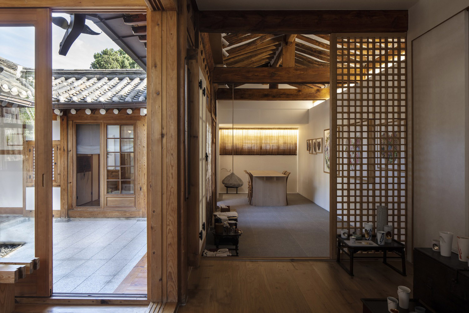 STAY Architects,文化建筑改造设计,住宅改造设计案例,韩屋,首尔,130㎡,韩国,展厅设计,复合商业空间