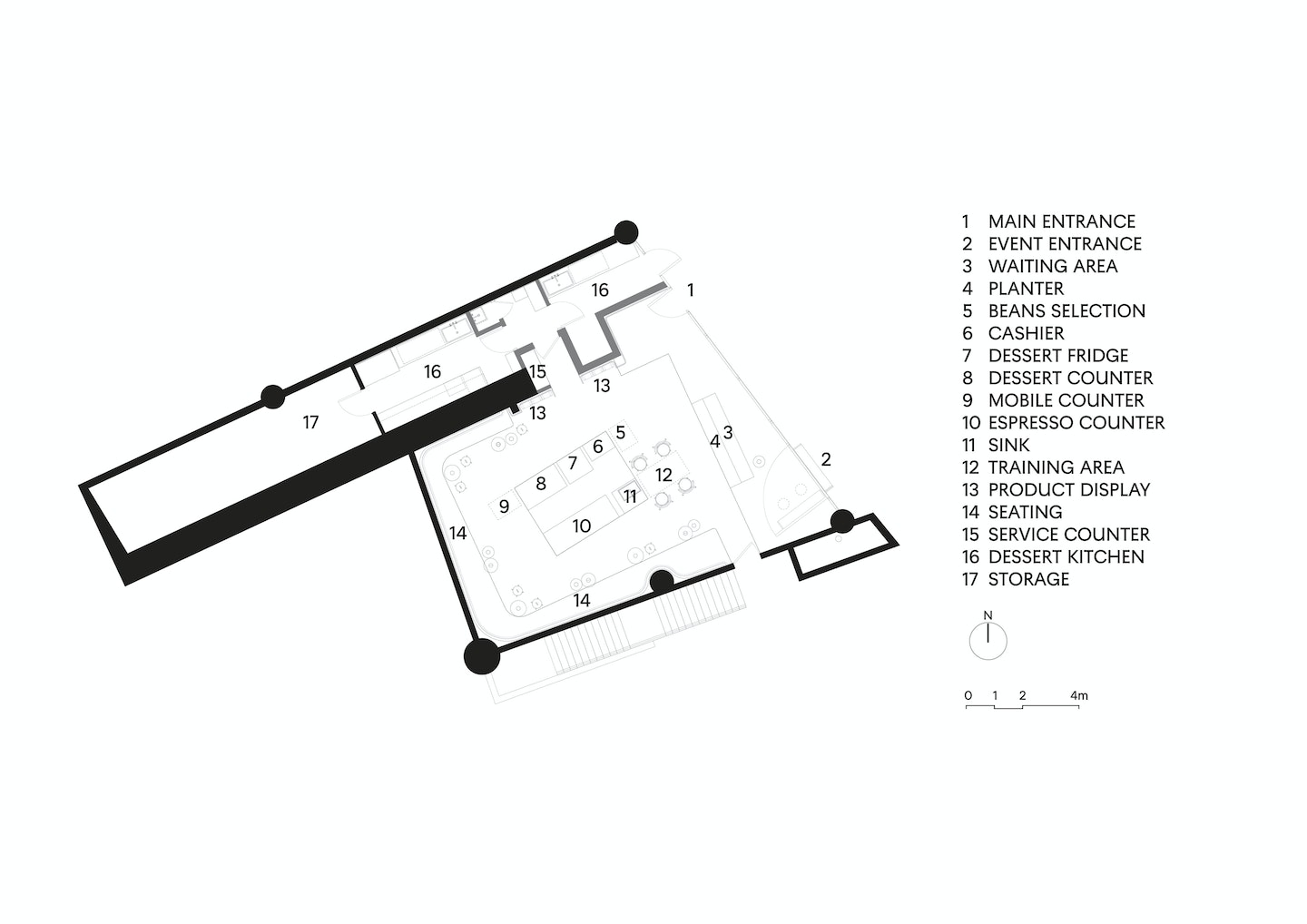 咖啡厅设计,咖啡店装修,咖啡店设计案例,南京鱼缸咖啡,南京设计,Office AIO