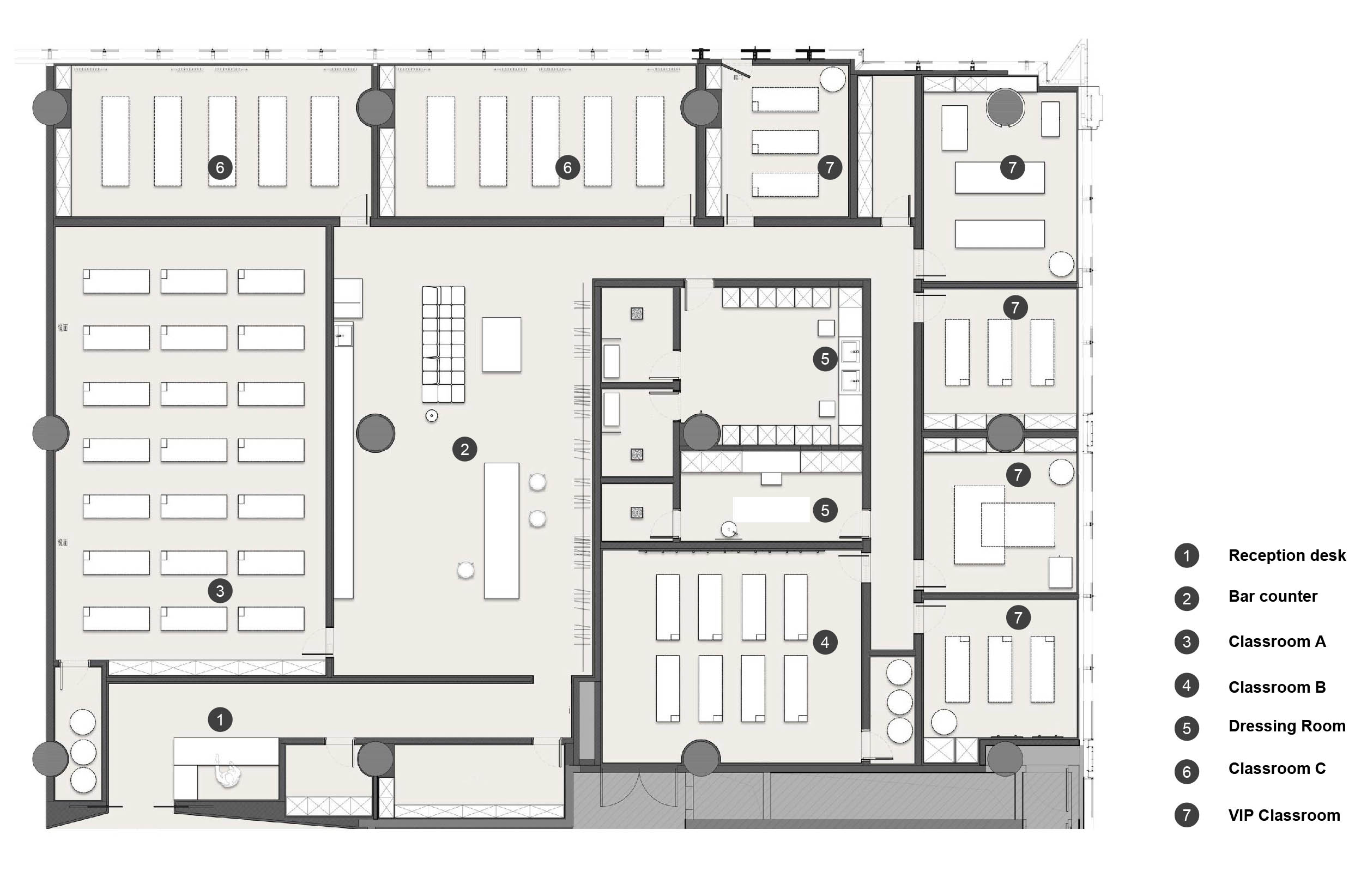 瑜伽馆设计,瑜伽工作室设计,瑜伽店设计,瑜伽工作室设计案例,瑜伽工作室设计方案,瑜伽馆装修,上海,YEE逸舍瑜伽,原一空间设计