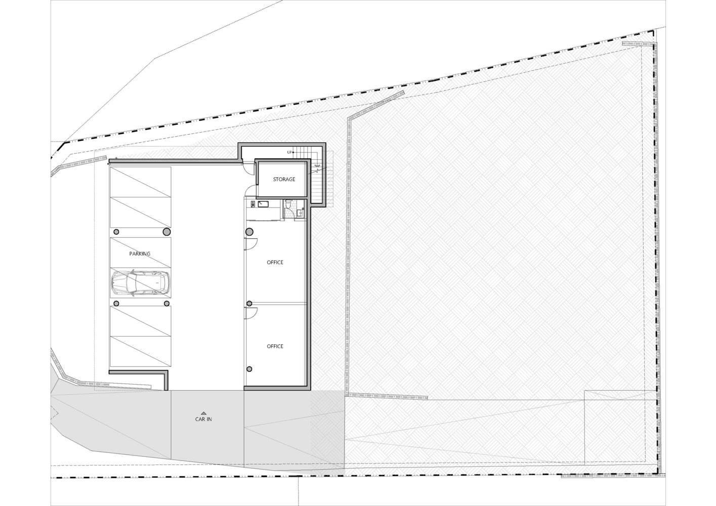 ALIVEUS architecture,瑜伽工作室设计,韩国,瑜伽工作室设计案例,瑜伽工作室设计方案,极简风格,办公室设计,TRIVIUM Yoga Studio